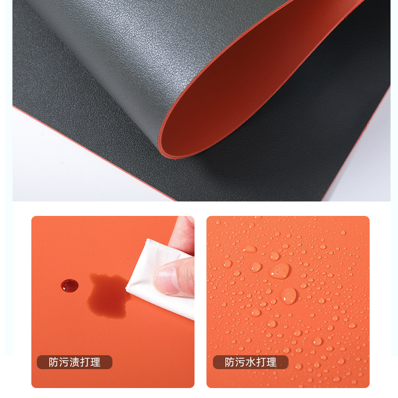 Fabricante en stock Amazon transfronteriza alfombrilla de ratón de cuero grande impermeable almohadilla de escritorio de oficina estudiante almohadilla de escritura logotipo impreso