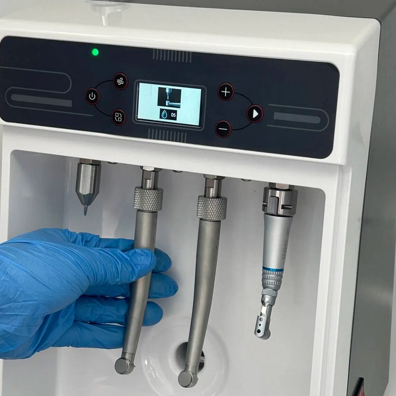 Máquina de inyección de aceite de teléfono móvil dental Heli máquina de inyección de aceite limpia y curada inteligente de alta y baja velocidad limpieza y curada de aceite de teléfono móvil image 2