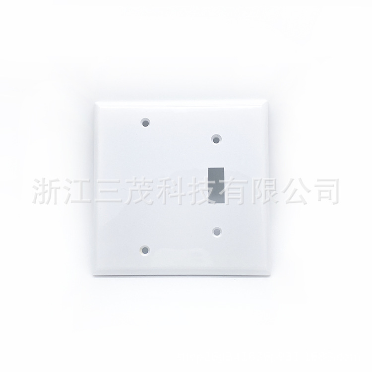 现货销售美规美标两联开关面板 跨境电商美式墙壁插座面板 U认证