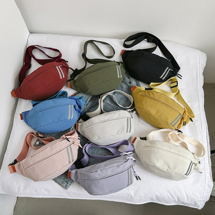 Men's Chest Bag, Casual Japanese Style Style Cross-Body, Versatile Sports Boy Bag, Cross-Body Bag, Fashionable Waist Bag, Shoulder Bag