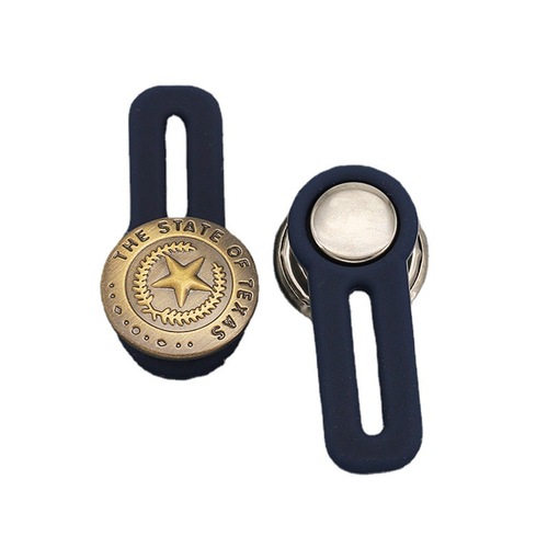 Telescopic waist expansion button, nail-free and seam-free button, adjustable and removable button, extension button, jeans button