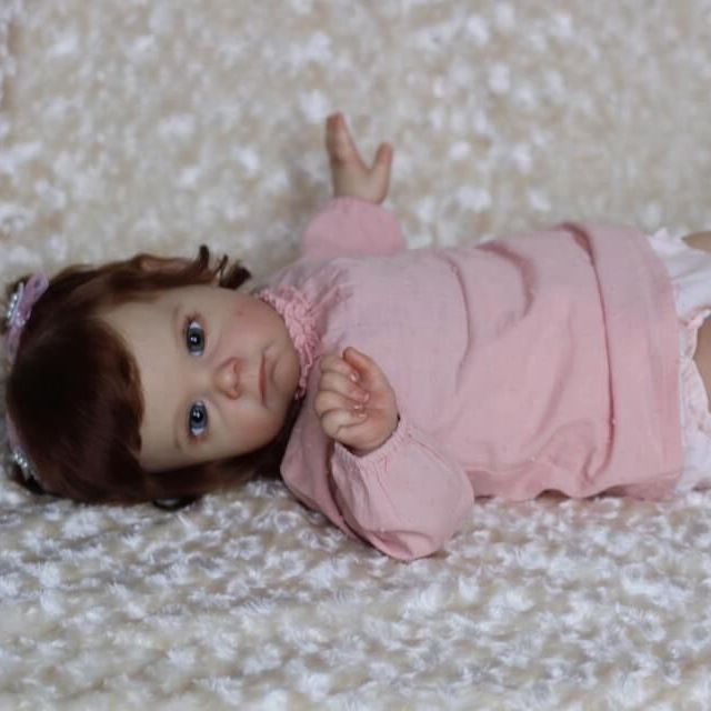 Muñeca Bebé Reborn de Vinilo Pintado a mano 3D para Niños