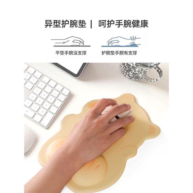 E-deportes oso mouse pad muñeca niñas oficina adorable almohadilla de mesa de alto valor de cara computadora teclado almohadilla muñeca