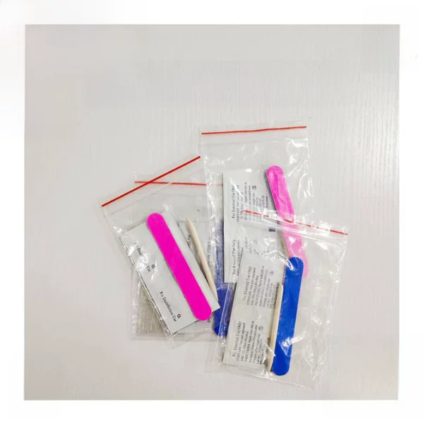 Wearable Nail Gj Tool Kit Upgraded Jelly Sticker Double-Sided Nail Polishing Strip Nail Polishing Stick Cleaning Cotton Manufacturer Wholesale