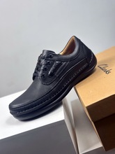 外贸欧美气垫减震男鞋真皮商务英伦风百搭休闲鞋厚底增高轻便皮鞋