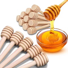 8 センチメートル木製かき混ぜスティックミルクティーコーヒー蜂蜜かき混ぜスティック木製蜂蜜スティックジャムスティックお土産蜂蜜スティック