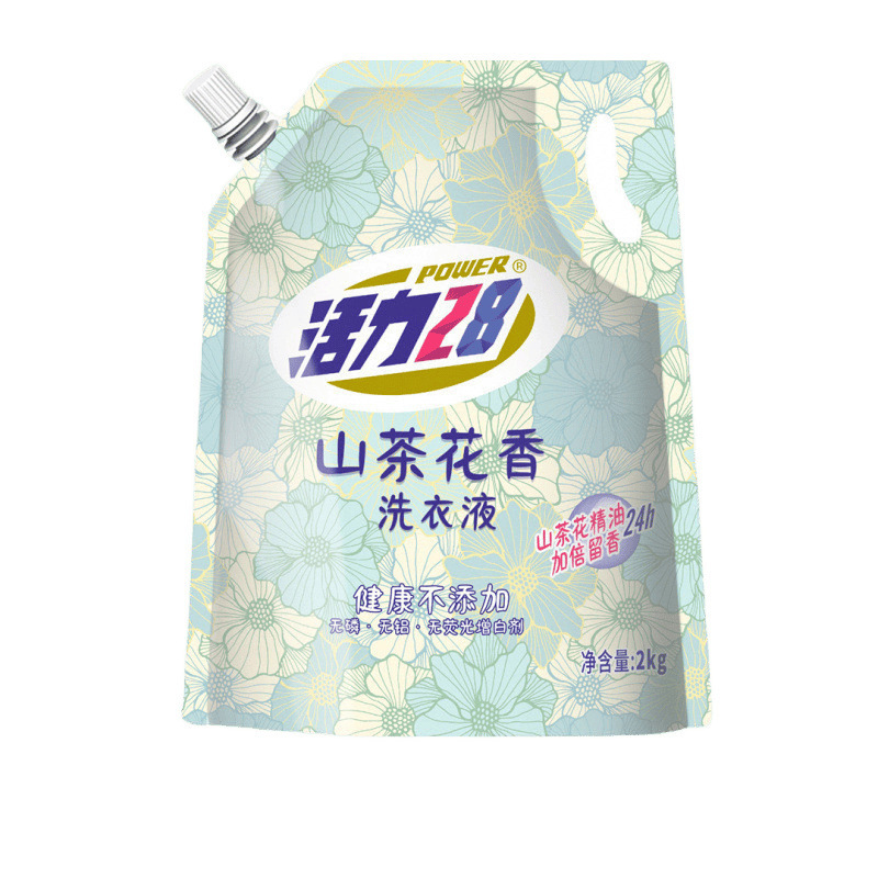 活力28 山茶花香留香洗衣液2*1袋 持久香氛去污护色洗衣液|undefined