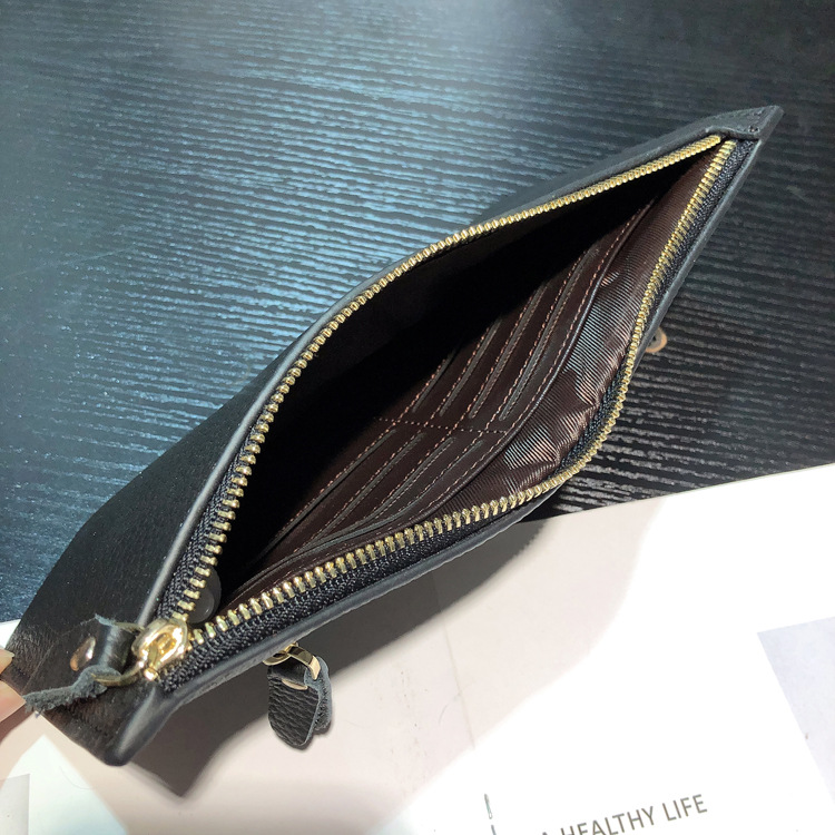 Genuine Leather Long Wallet For Women With Multiple Card Slots_voghion.com