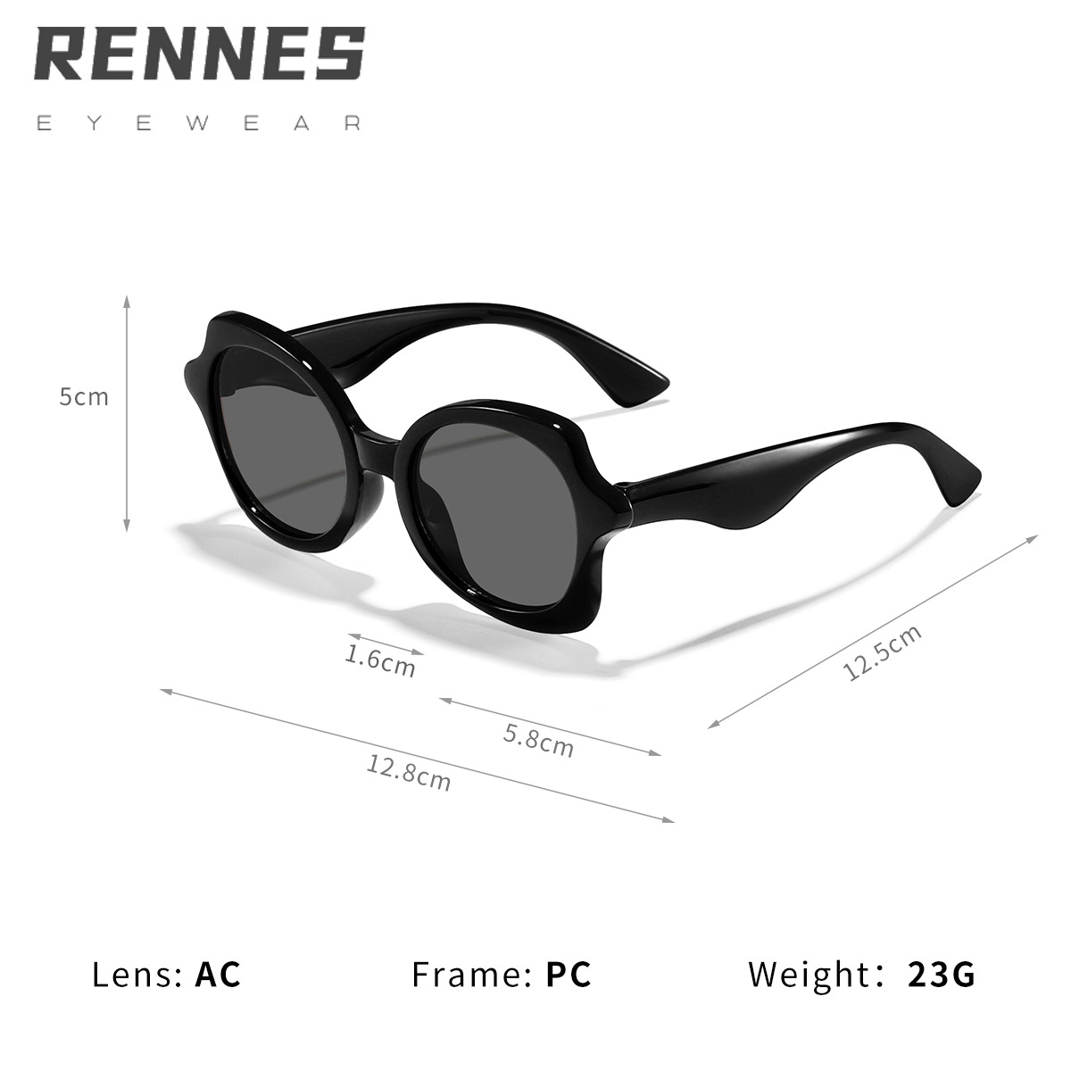 Nuevas gafas de sol para exteriores de color caramelo irregular transfronterizo para niños