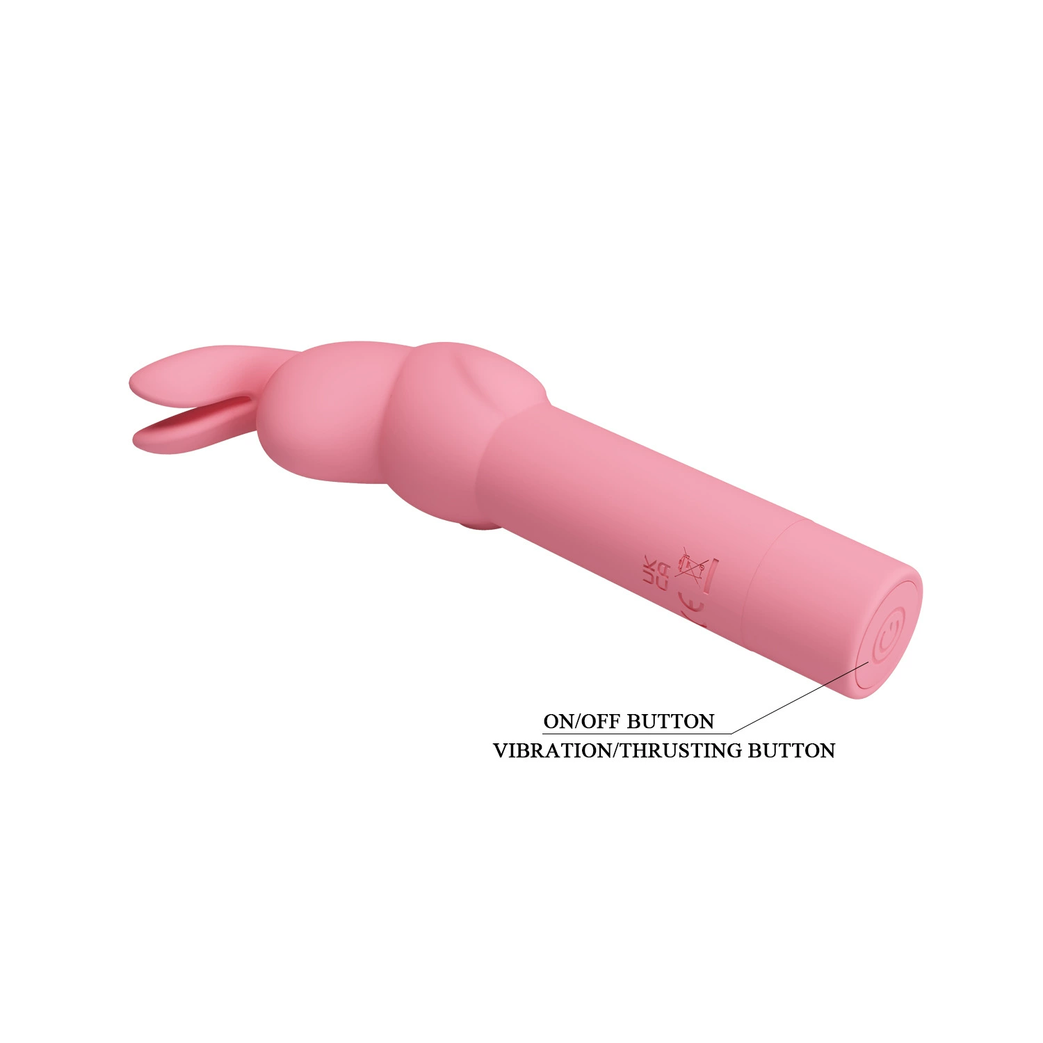 Paila Silicone Vibrator 10-frequency vibration using 1-cell No. 5 battery 300008
