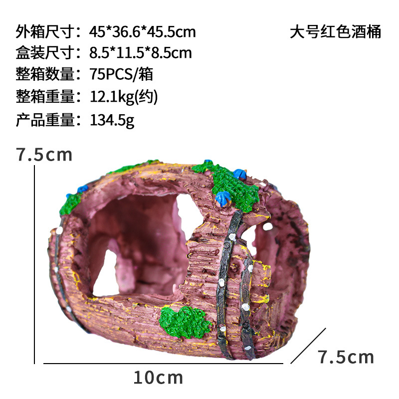 Gran barril de vino tinto