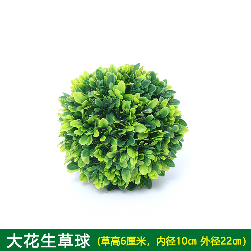 Planta Artificial Decorativa, Bola de Milán Verde, Decoración de Techo, Flor Artificial de Plástico, Exhibición de Inauguración de Centro Comercial, Bola de Hierba de Eucalipto