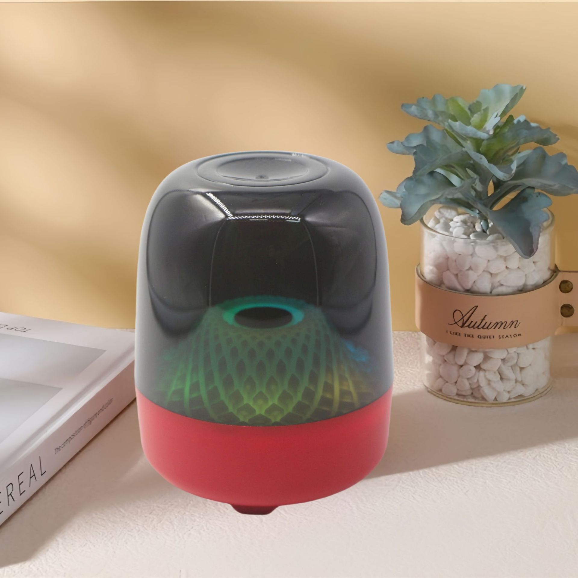 Huaqiang North 2025 Top con el mismo esmalte de 5 generaciones de escritorio inalámbrico RGB luz de color brillante TG463 sonido Bluetooth