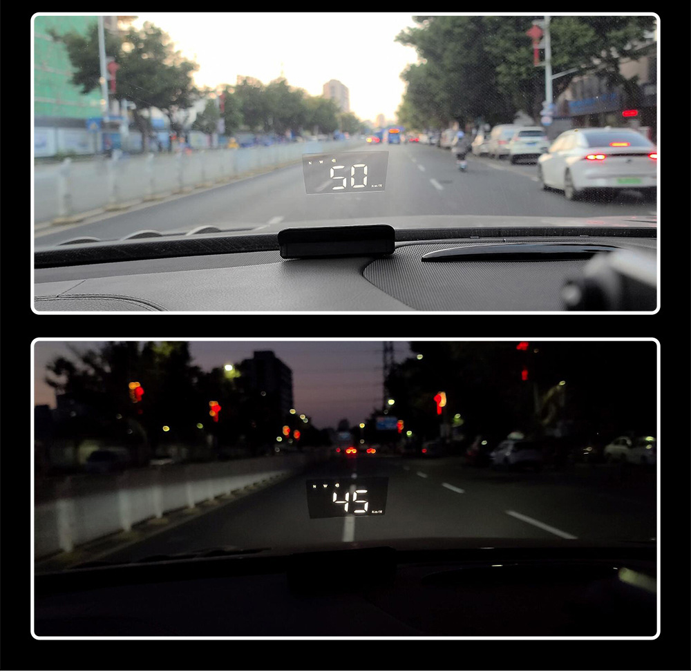 M1 Car Hud Head-Up Display Universal Car Gps Speedometer Single Trip Distance Meter Direct Sale from Manufacturer