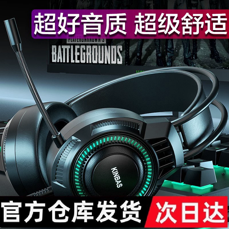 Wrangler Computer Headset Wired Gaming Headset for Desktop and Laptop with Microphone