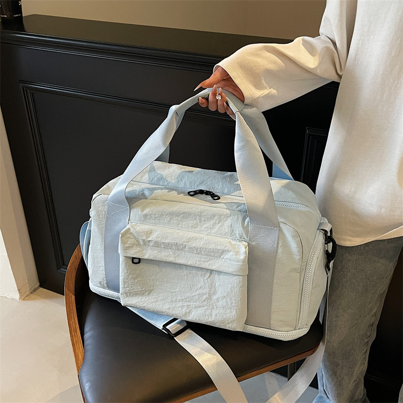 Bolsa de viaje de gran capacidad, ocio, sensación de alta calidad, bolsa de almacenamiento multifuncional expandible, bolsa de viaje de negocios, bolsa de fitness, mochila