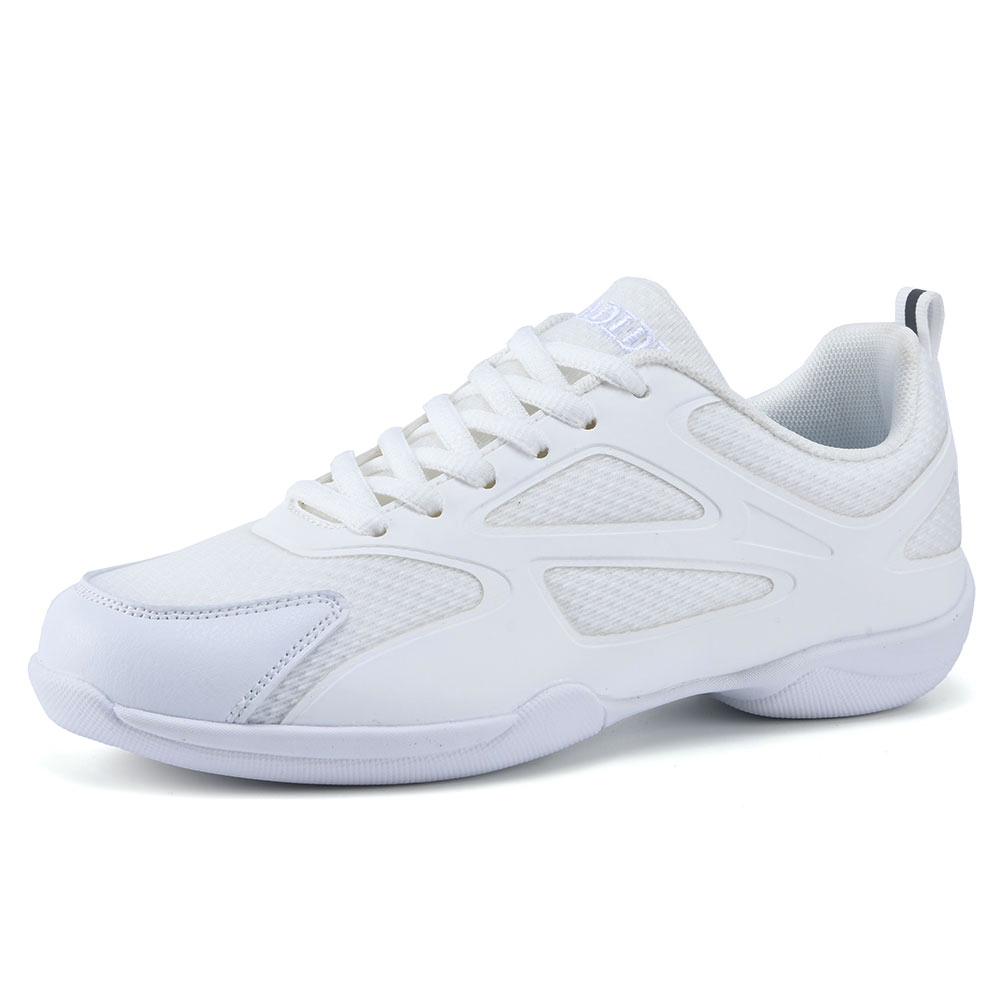 Zapatos aeróbicos deportivos, zapatos blancos, zapatos deportivos, zapatos de entrenamiento para mujeres, zapatos de competencia, zapatos suaves para niños