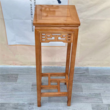 中式仿古實木花架客廳落地式家用博古架陽台室內紅木爬藤架原木色