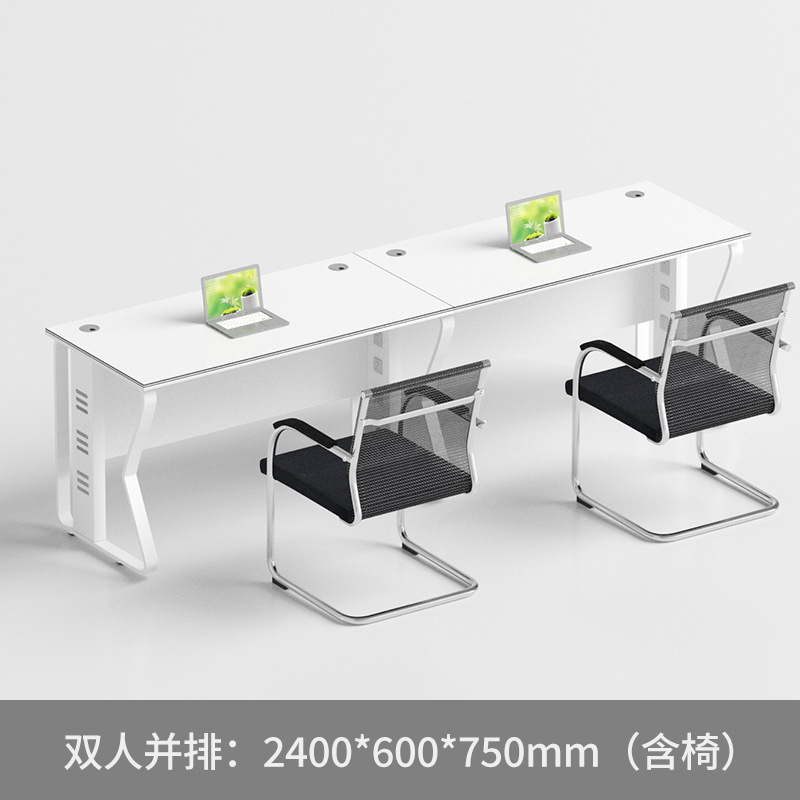 Mesa de oficina Mesa y silla de personal Mesa de oficina para 2 personas Mesa de oficina para 4 personas Mesa de oficina para 6 personas Mesa de oficina de computadora moderna Minimalista