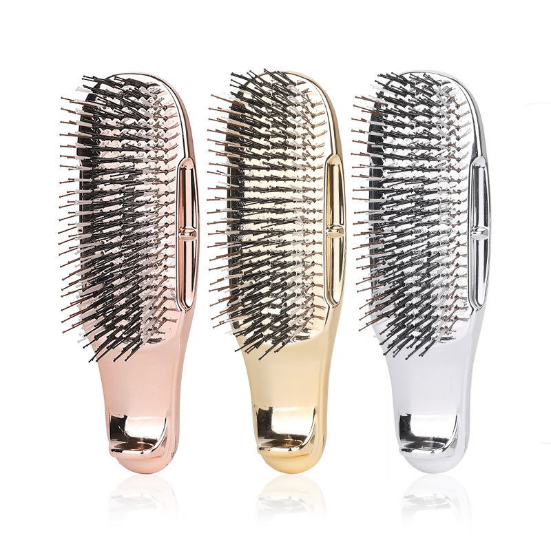 Shearts コーム 日本製 高級電気メッキ スムージングヘアスタイリング マッサージコーム スムージングヘアコーム 髪を傷つけない 静電気防止コーム|undefined