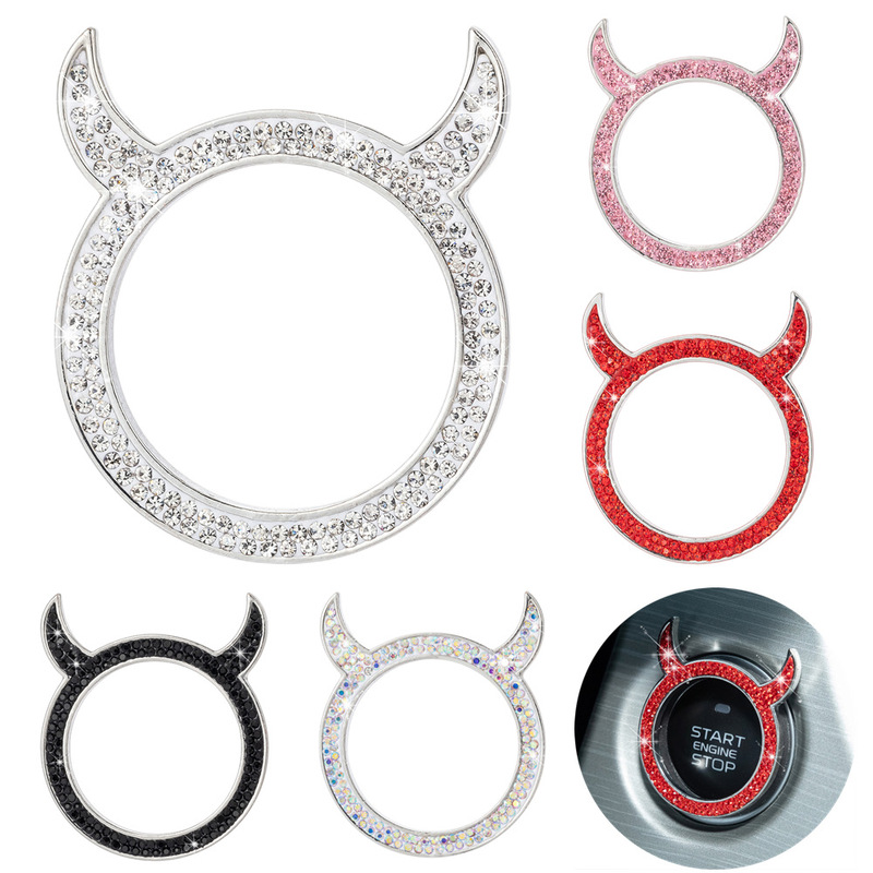 New product car ignition start decoration ring zinc alloy car one-button start decoration paste car start decoration ring New product car ignition start decoration ring zinc alloy car one-button start decoration paste car start decoration ring