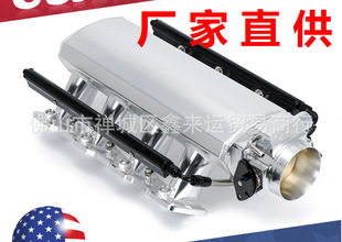 Colector De Admisión LSX Para 5.3L 6.0L 5.7L - Con Cuerpo De Acelerador De 102mm Y Riel De Combustible, Aluminio Recubierto