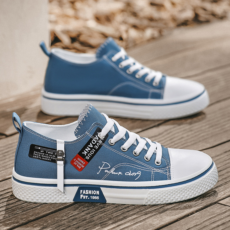 En nombre de los zapatos para estudiantes de verano nuevo estilo cómodo, transpirable, tacón plano, boca baja, color a juego, casual, estilo coreano, zapatos perezosos con cordones de todo fósforo