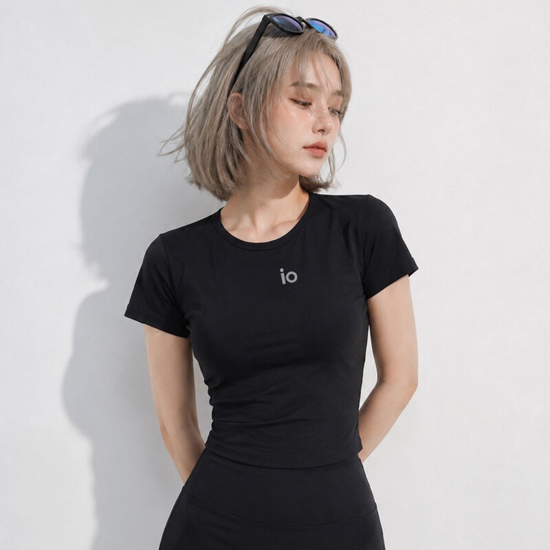 Original Correct Aloairify Series Summer Yoga T-Shirt Women's Quick-Drying Running Fitness Wear Short-Sleeved Sports Top