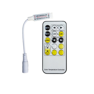 15 key RF dual color temperature lamp with controller brightness dimming Controller 5V/12V24 low voltage LED controller