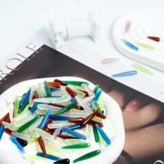 天然玛瑙水滴葡萄色长水滴玛瑙散珠diy发簪耳饰项链饰品配件批发