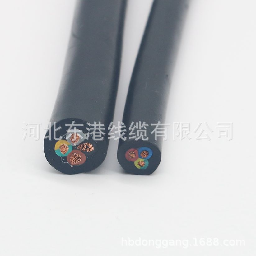 电缆厂家橡胶采煤机耐高温阻燃矿用电缆MY3*6+1*6