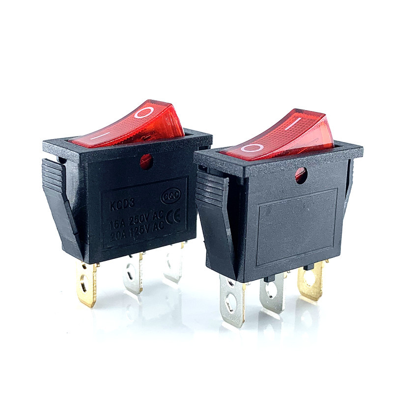 3개의 다리와 2개의 기어가 있는 빨간불