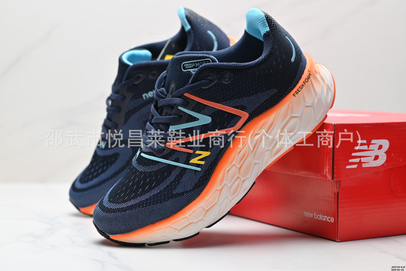 莆田純正 NB X More v4 マラソン通気性ランニングシューズ耐摩耗性ロートップクロスボーダー外国貿易スポーツシューズ|undefined