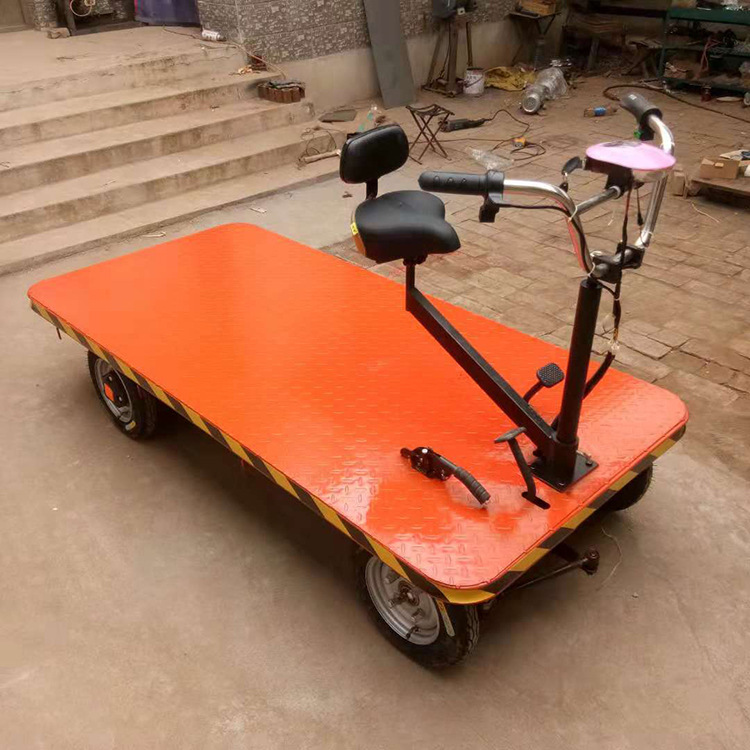 电动小型平板车 多功能四轮平板车 车间周转运输车