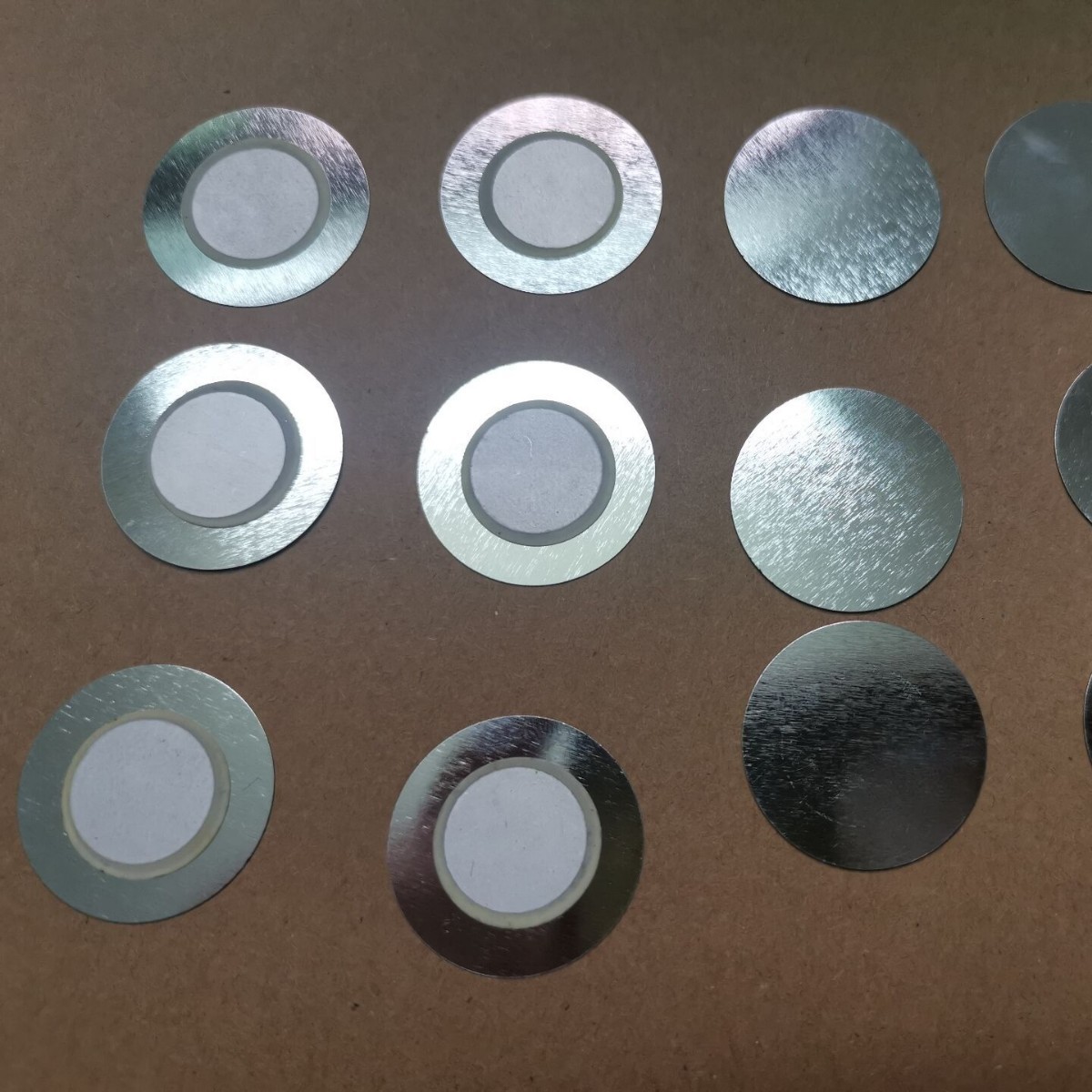 15铁片压电陶瓷蜂鸣片蜂鸣器声必达无源单声道蜂鸣片压电式蜂鸣器