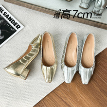 H088-8С����������7cm��ͷ��ɫ�ٴ�ǳ�ڵ�Ь��ʽ������Ů�ָ�Ь