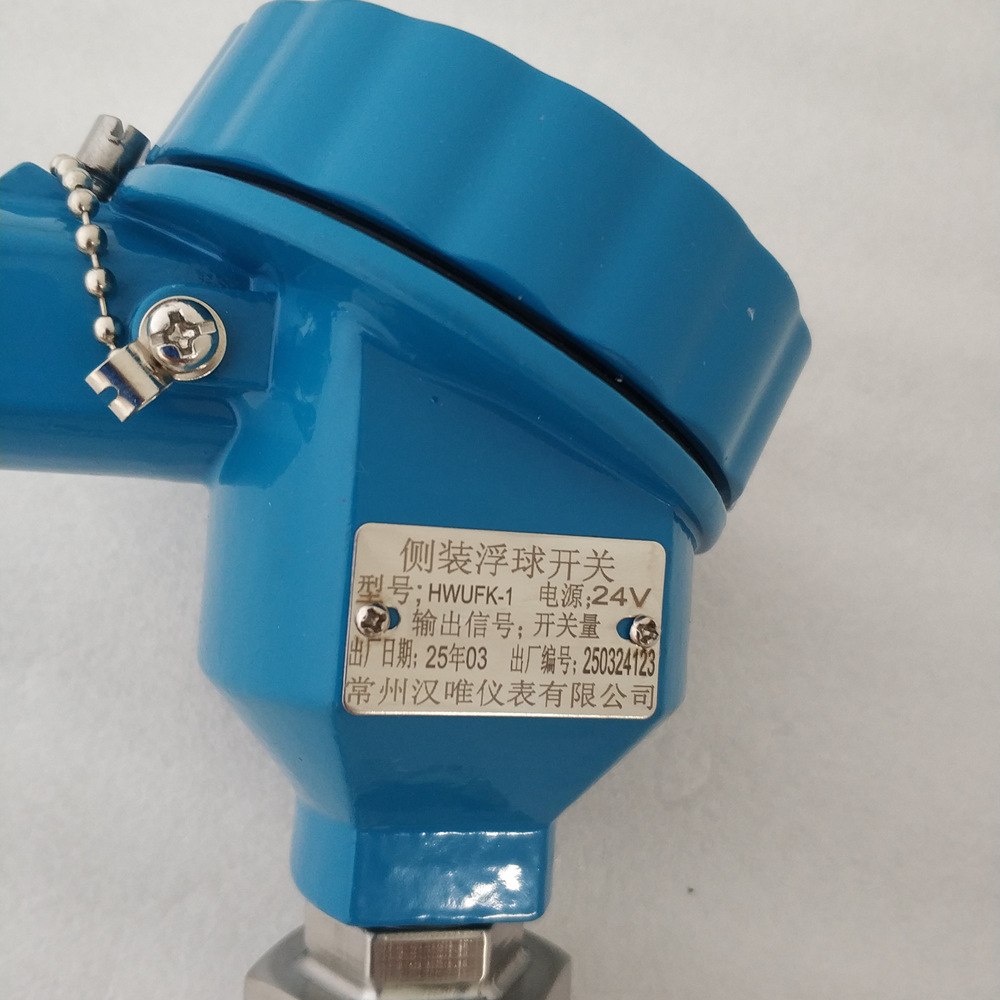 侧装浮球液位开关  304不锈钢材质 带防爆接线盒
