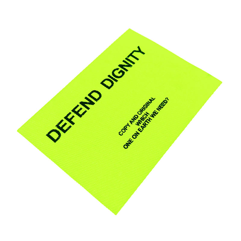 商标织唛定 制服装辅料高密彩色平整刺绣标LOGO设计出样领标