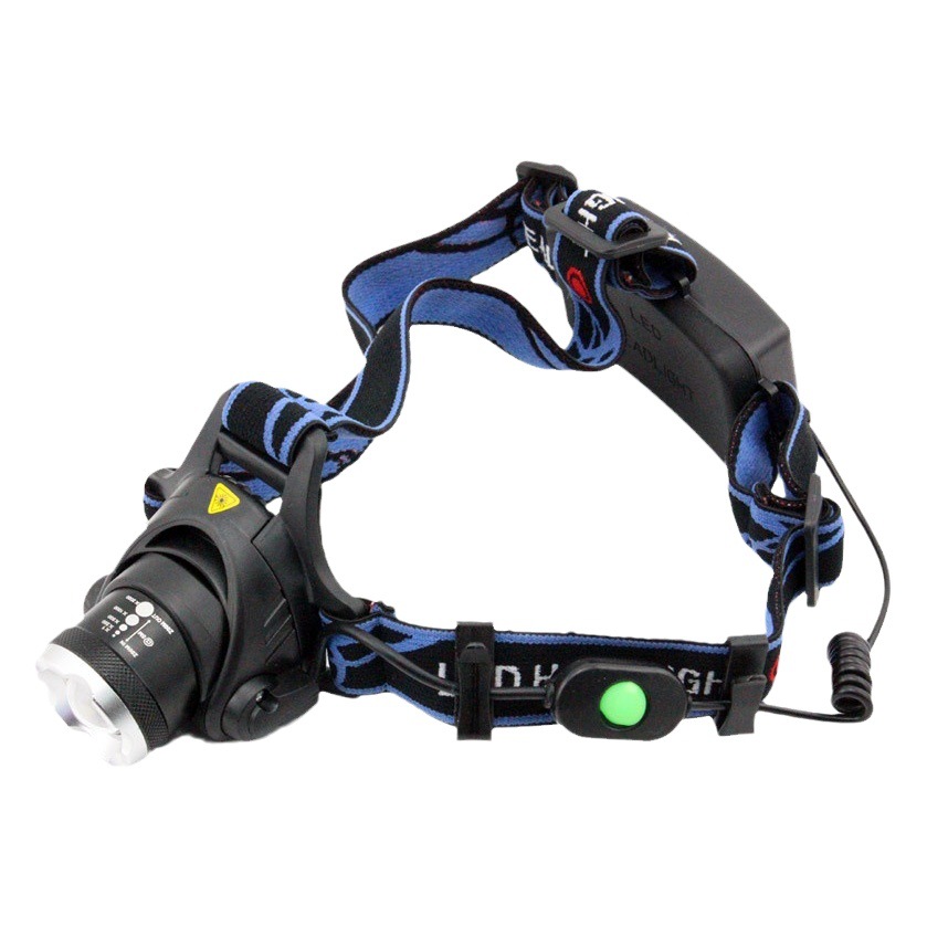 Productos genuinos transfronterizos T6/U2 Tres interruptores LED de luz fuerte faro telescópico zoom carga de largo alcance luz de trabajo luz del hogar