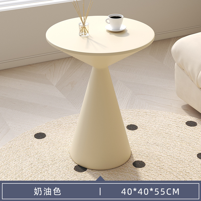 Escritorio de computadora creativo estilo ins, mesa de cama de hierro forjado, dormitorio, hogar, escritorio simple, estante, sala de estar, balcón, mesa de té