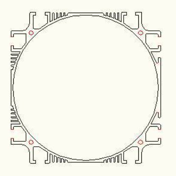 风机电机壳/负压风机电机壳/铝拉伸电机壳/直流电机壳/电机壳