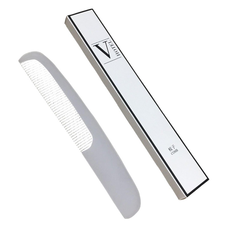 Card Boxed Soft Plastic Banana Combs Homestay Travel Combs Baths Hotels Disposable Combs Manufacturers