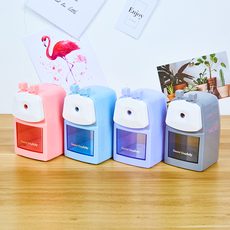 Sacapuntas de lápiz de oficina simple 7521 Sacapuntas de lápiz de color Morandi sacapuntas Sacapuntas de lápiz de oficina Sacapuntas de 5 engranajes de ajuste de espesor