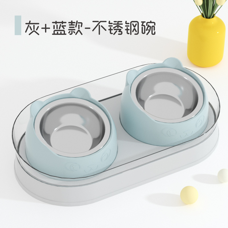 가드 레일 스테인레스 스틸 더블 볼-그레이