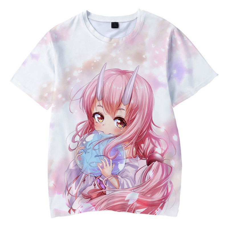 Трансграничная Новинка о моем переводе в слайм этот файл 3D детская одежда футболка с коротким рукавом пляжный брючный костюм