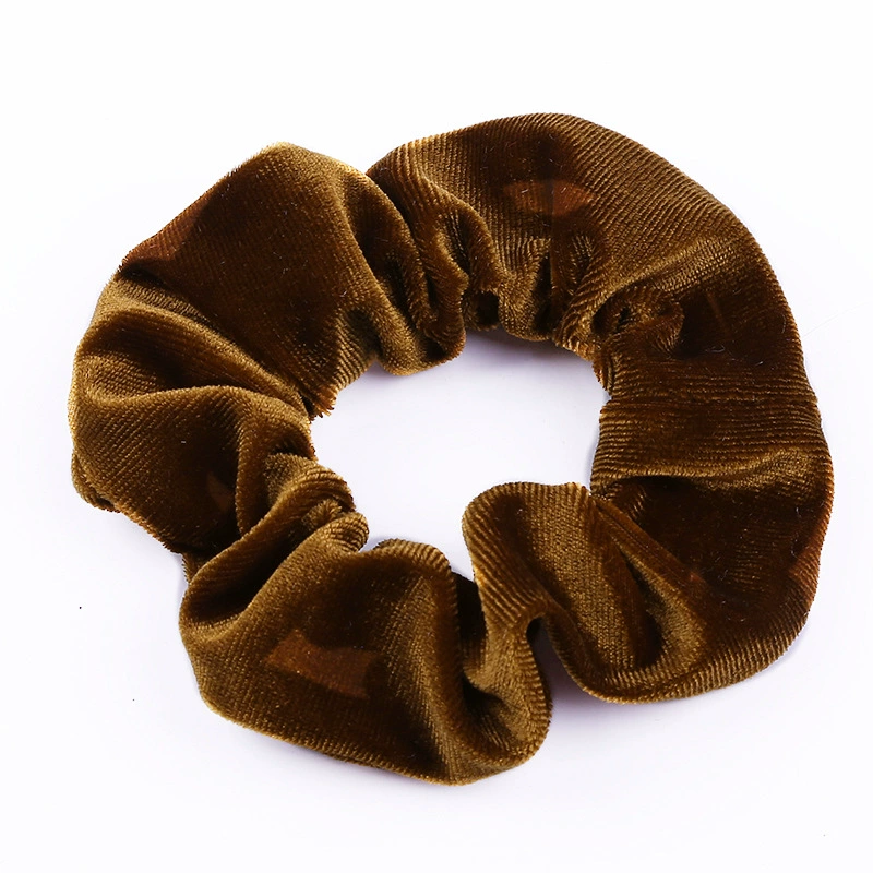Hair Scrunchie (Swan) multicolour, European style, simple elegant design, 9.5×3.5 cm