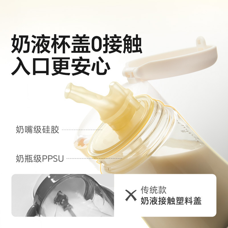 皇宠直饮杯儿童刻度牛奶杯一岁以上宝宝喝水杯学饮吸管杯直饮奶瓶|undefined