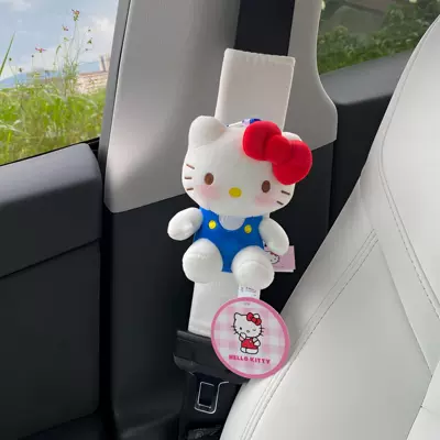 Seat belt shoulder pad: Cover Universal Cartoon Doll for Women