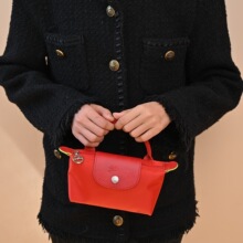 法国龙骧mini饺子包手机包口红斜挎包代购级托特包零钱包