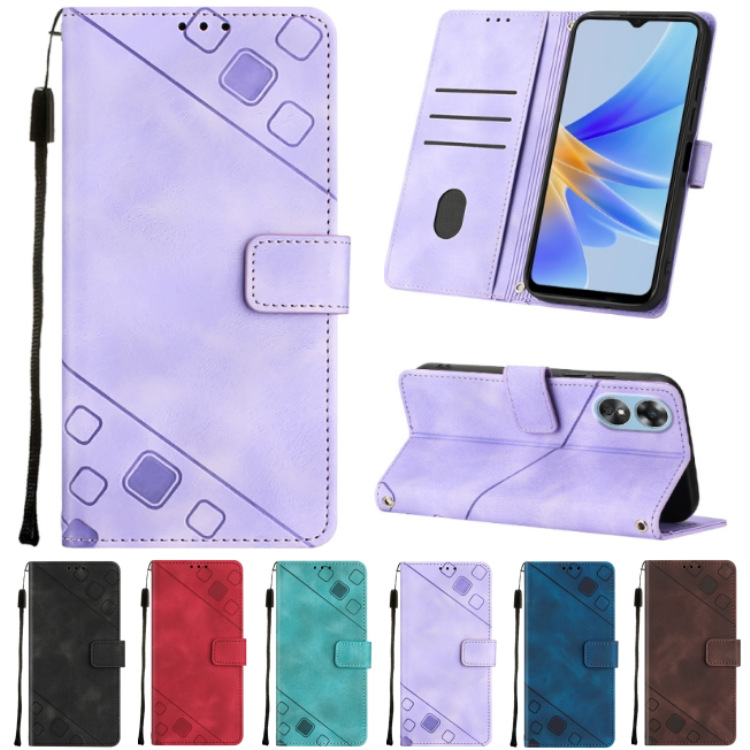 适用传音Tecno Camon19肤感压纹手机皮套Infinix Hot20插卡保护套